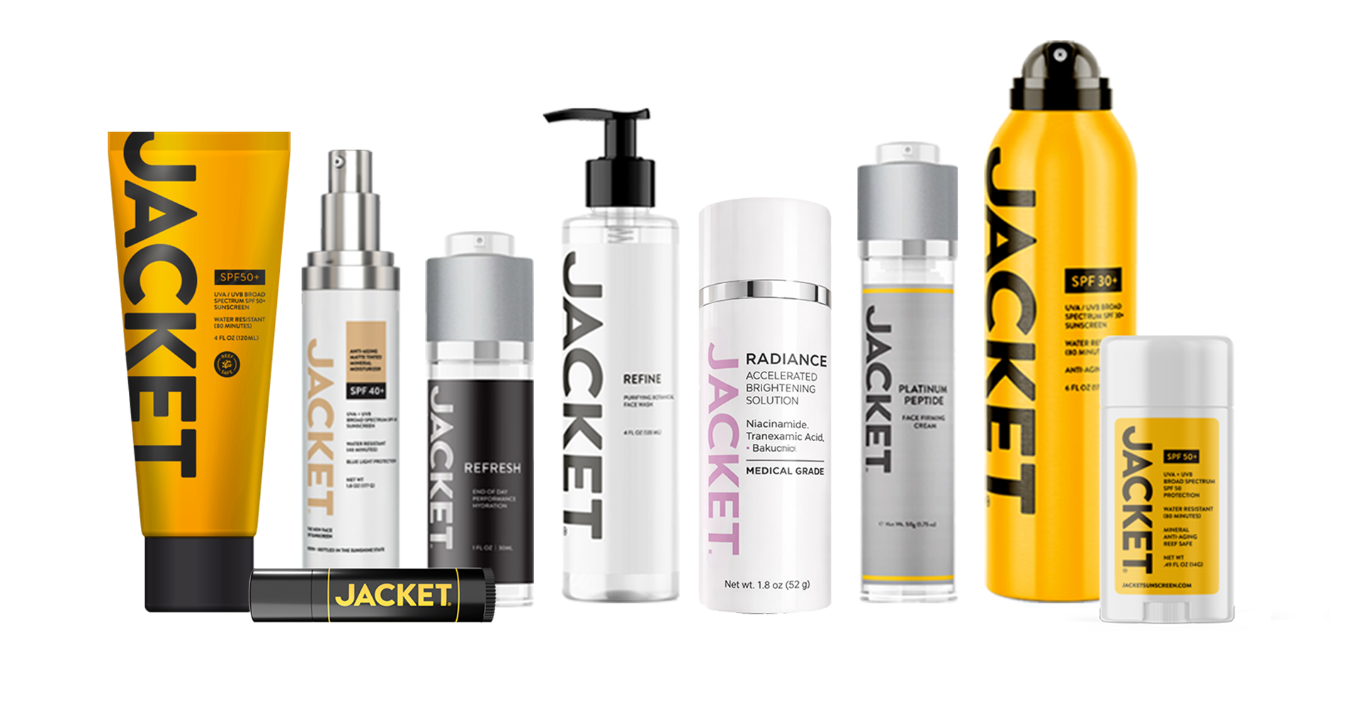 Jacket product lineup
